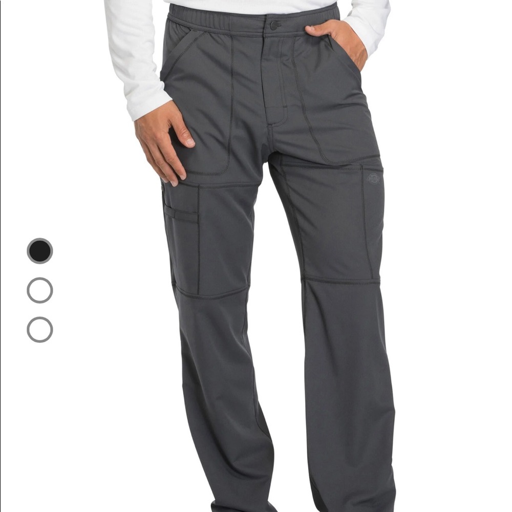 Men's Dynamix Cargo Scrub Pants, Pewter Gray